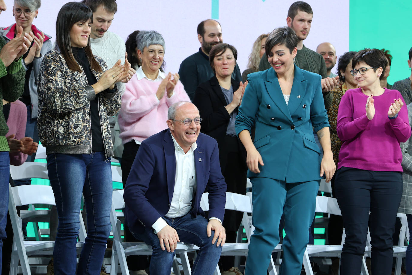 Fotos: Presentación de la candidatura de Izagirre a la Alcaldía de San Sebastián