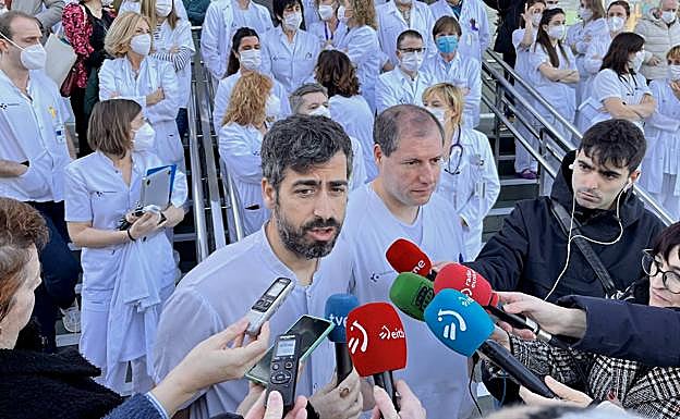 Jon Zabaleta, portavoz de los jefes médicos del Hospital Donostia
