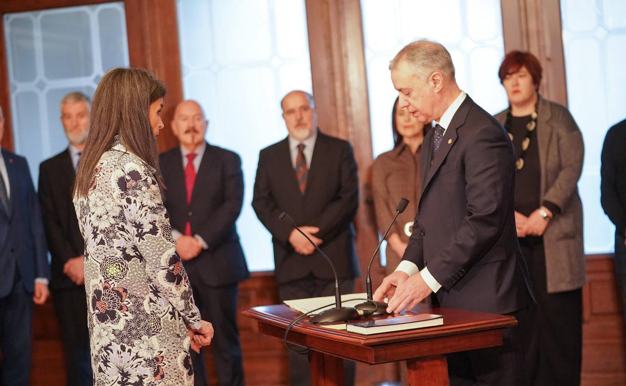 Toma de posesión este martes de Nerea Melgosa como nueva consejera de Igualdad, Justicia y Políticas Sociales.