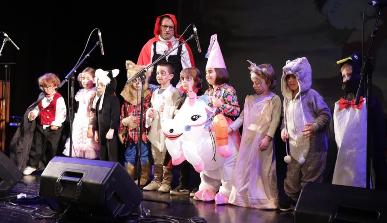 Concierto Bufo del año pasado en el escenario de la Casa de Cultura. 