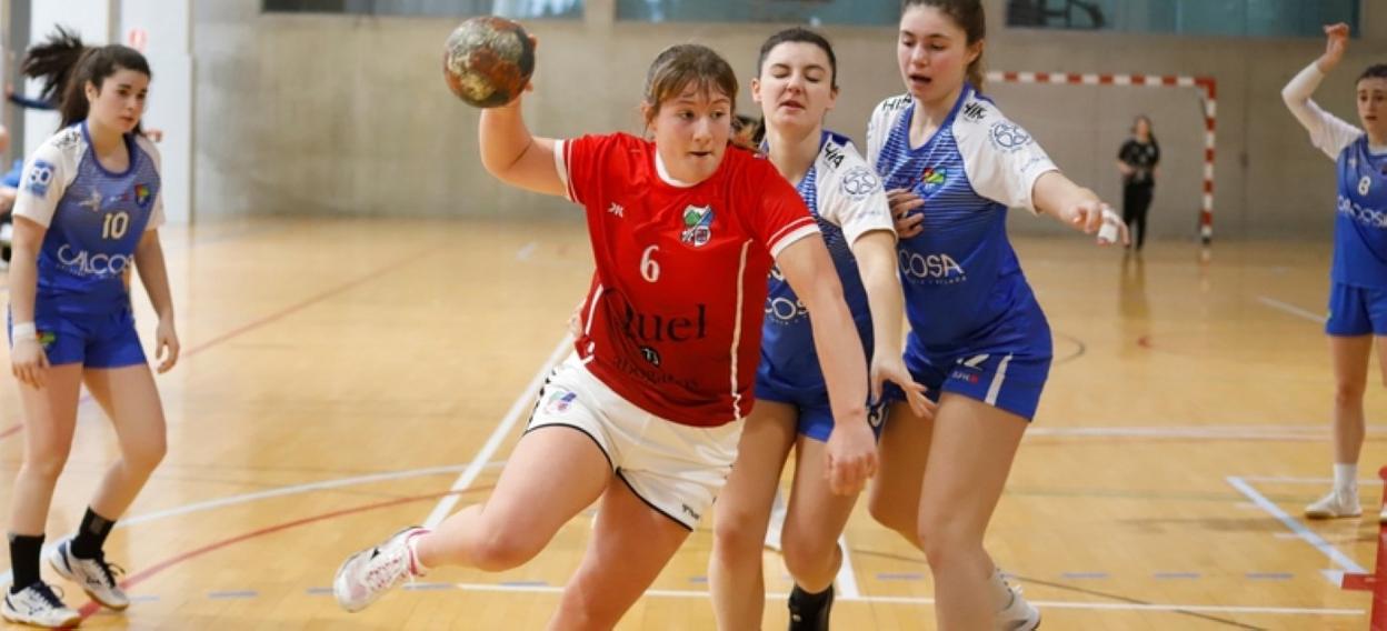 Haizea Lekuona, jugadora del sénior femenino. 