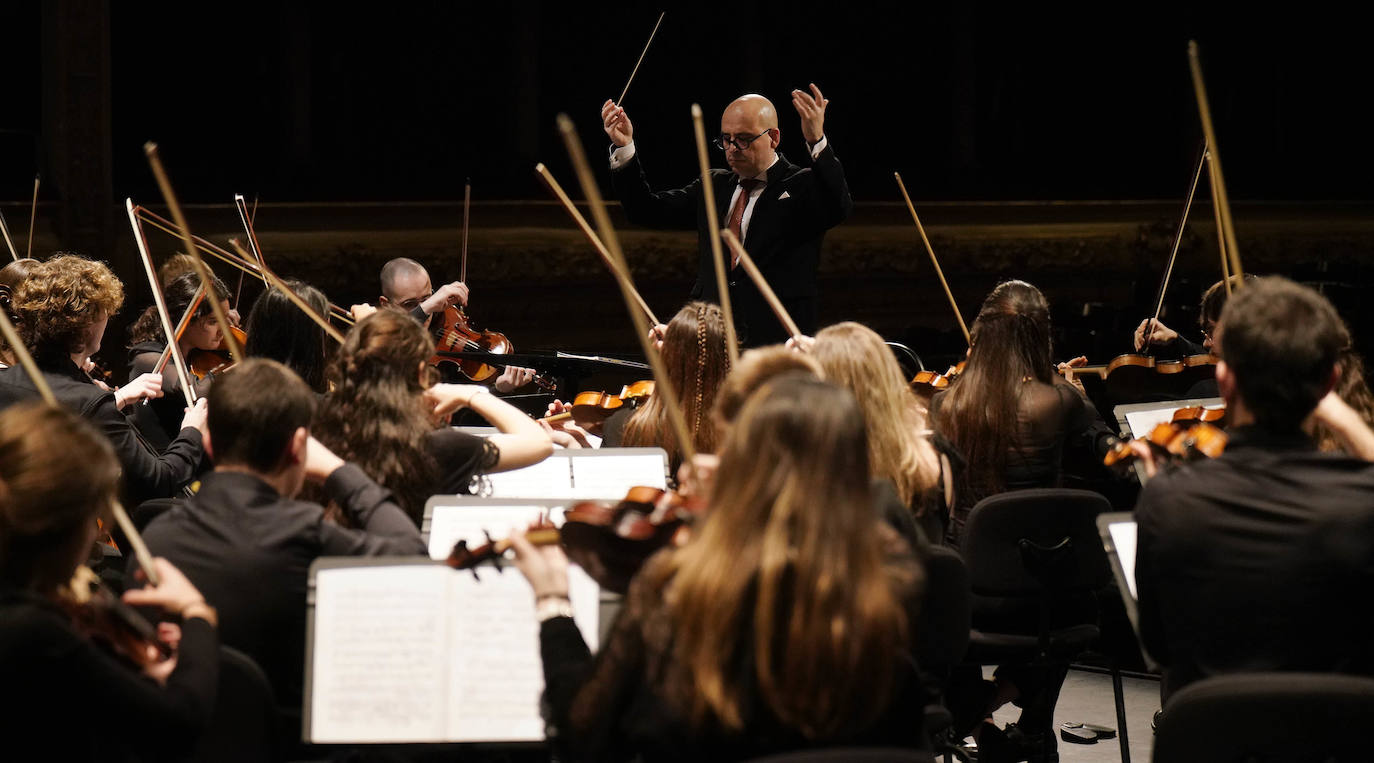 Así se prepara el concierto de Año Nuevo de la EGO