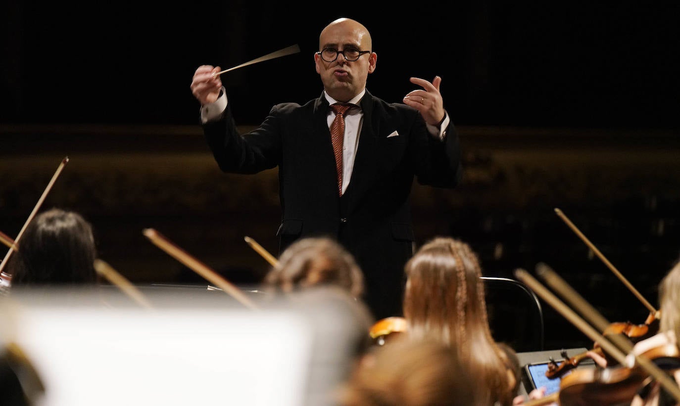 Así se prepara el concierto de Año Nuevo de la EGO