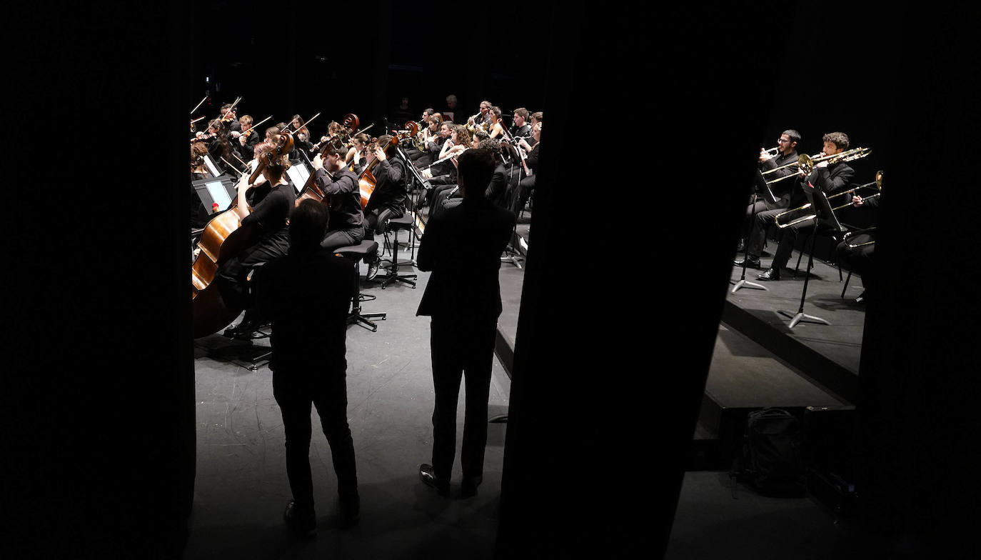 Así se prepara el concierto de Año Nuevo de la EGO
