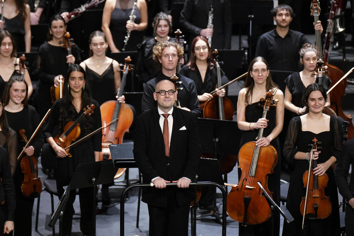 Así se prepara el concierto de Año Nuevo de la EGO