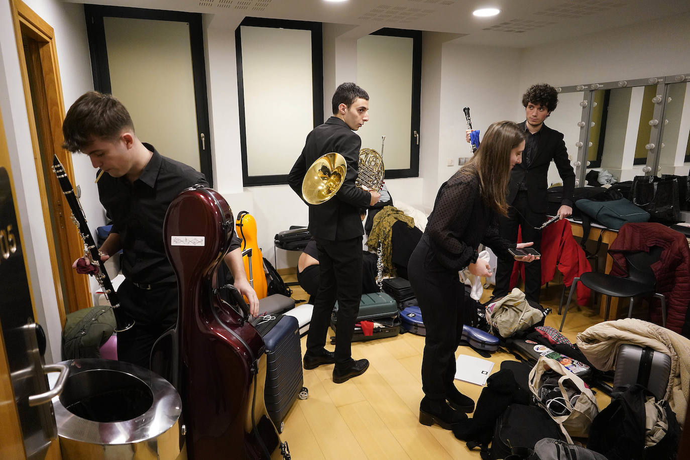 Así se prepara el concierto de Año Nuevo de la EGO