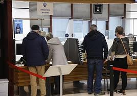 La oficina de Hacienda en el barrio donostiarra de Errotaburu.