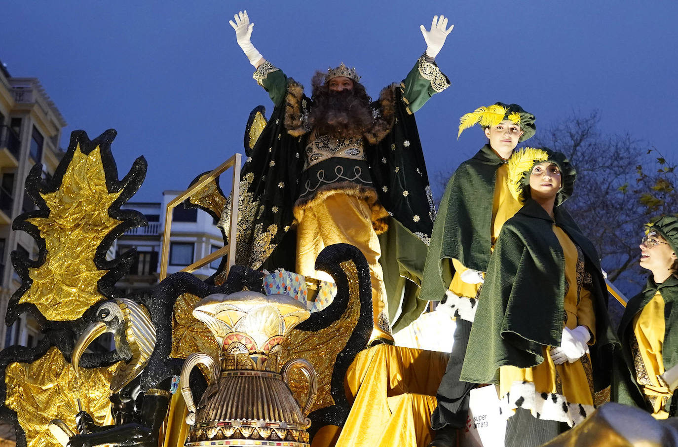 Una cabalgata de magia e ilusión en Donostia