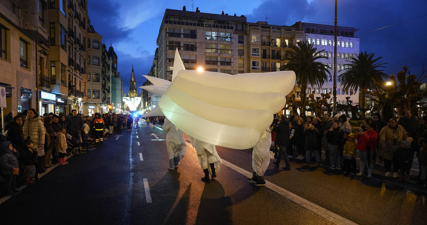 Una cabalgata de magia e ilusión en Donostia