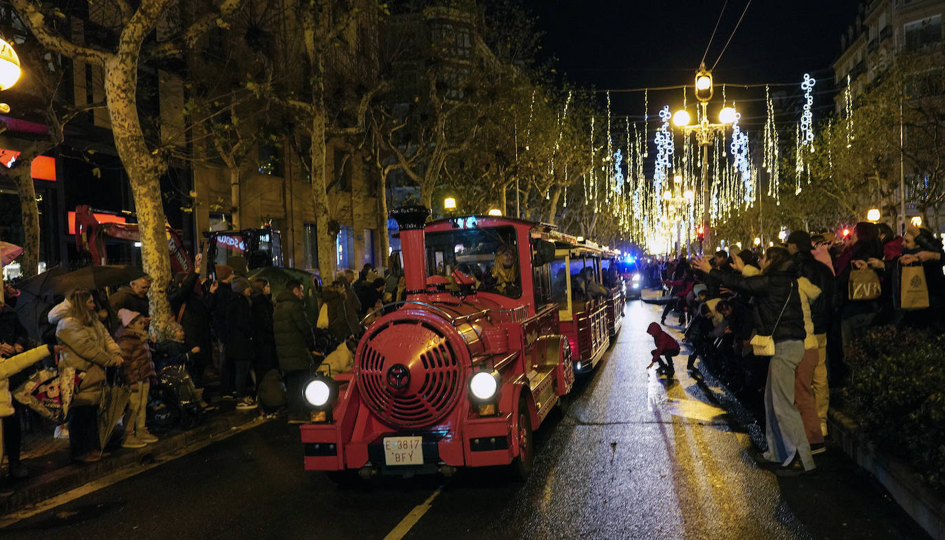 Una cabalgata de magia e ilusión en Donostia