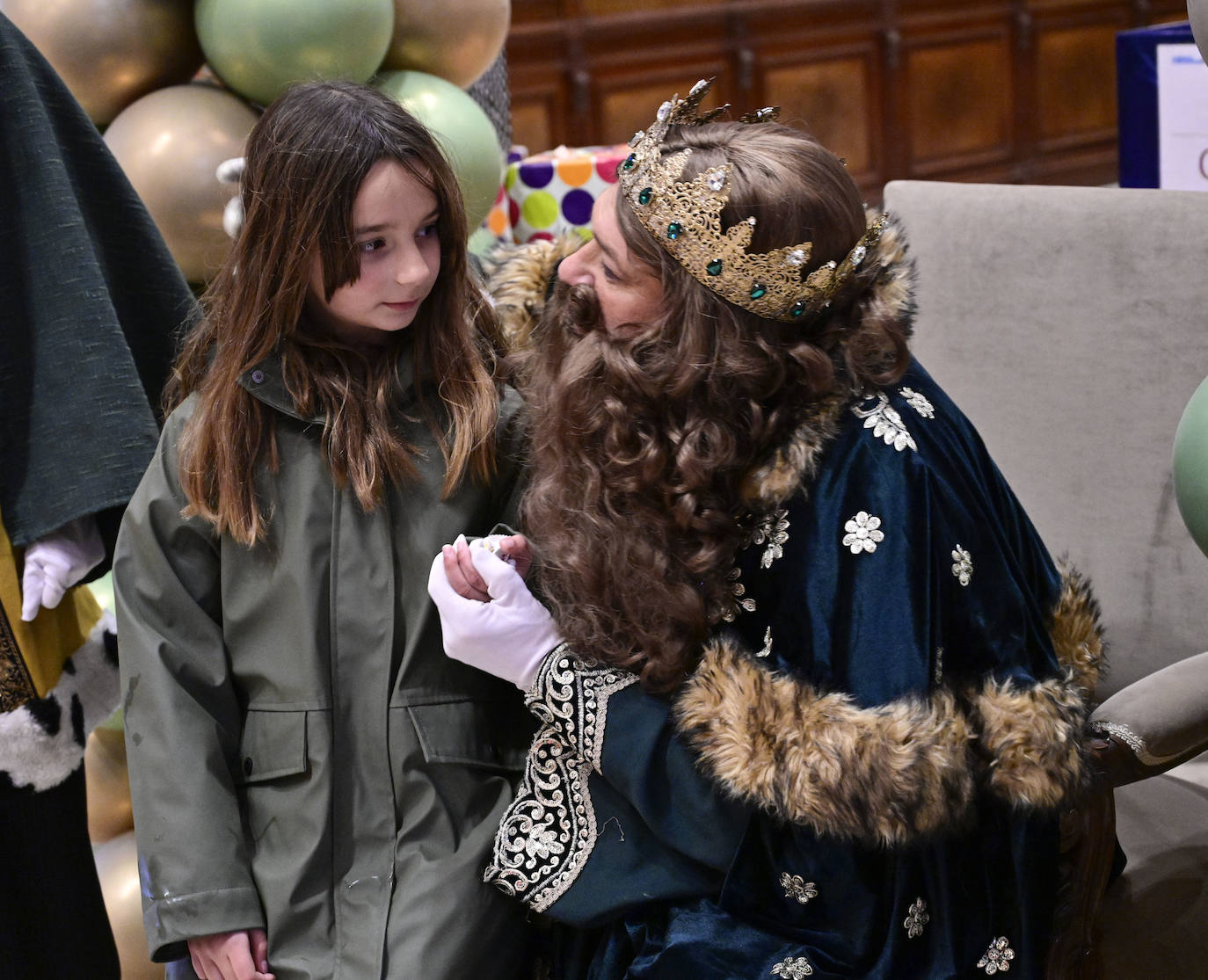 Los Reyes Magos recibieron a los niños en el Ayuntamiento de Donostia