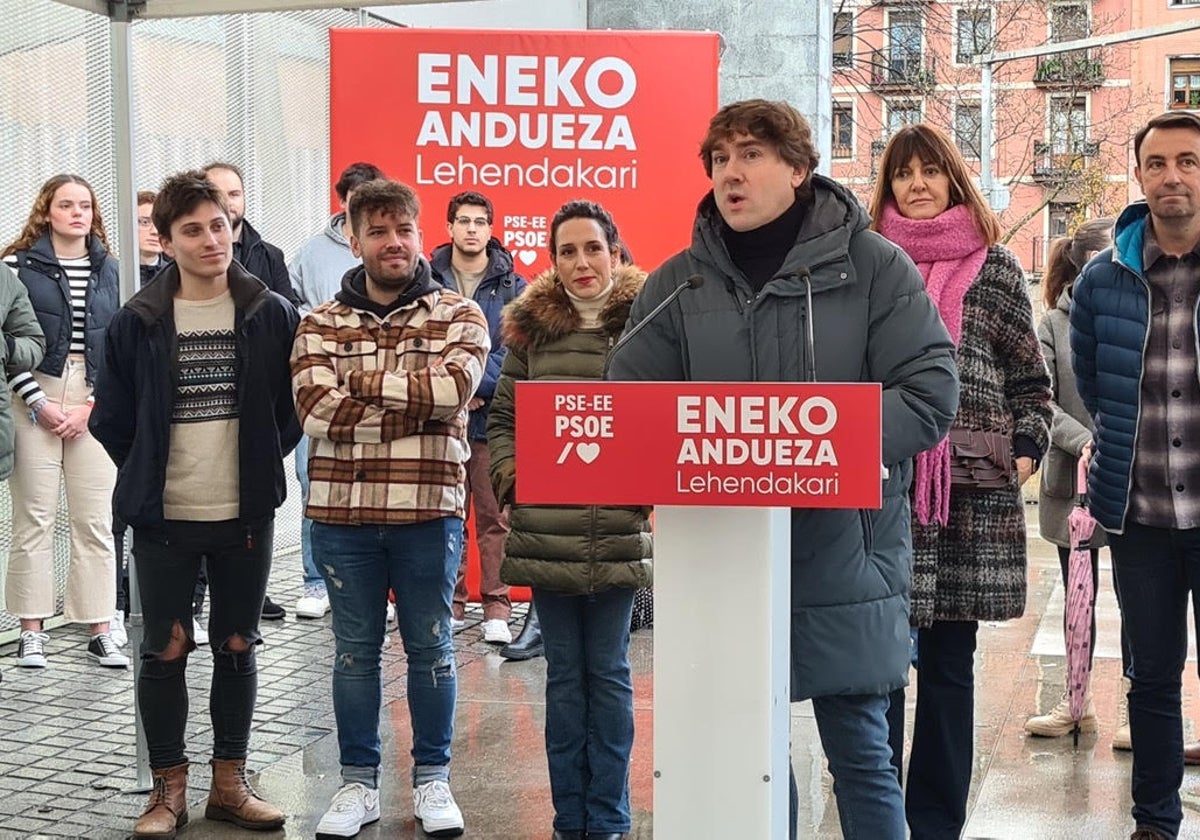 Andueza asegura que el PSE es una «alternativa real para liderar Euskadi»