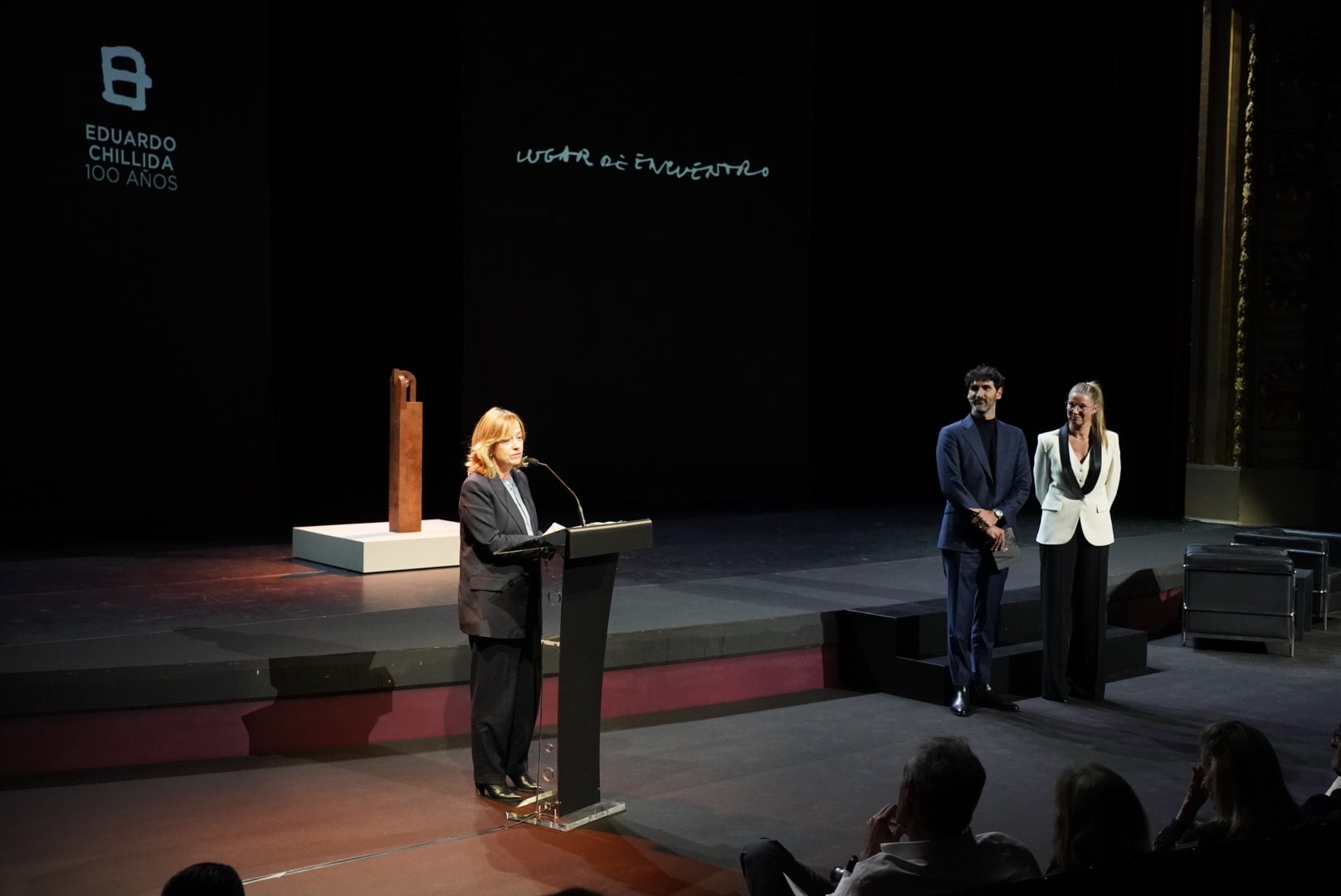 Homenaje a Chillida en el Victoria Eugenia