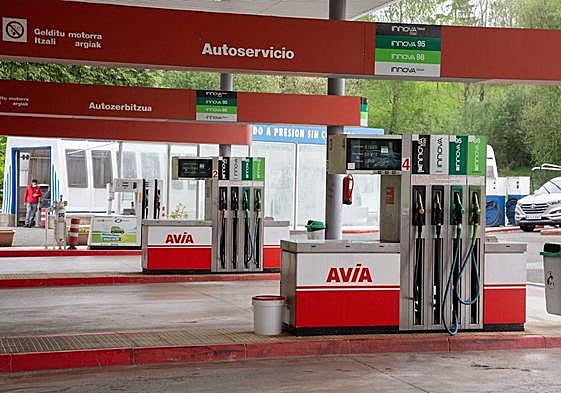Estación de servicio donostiarra.