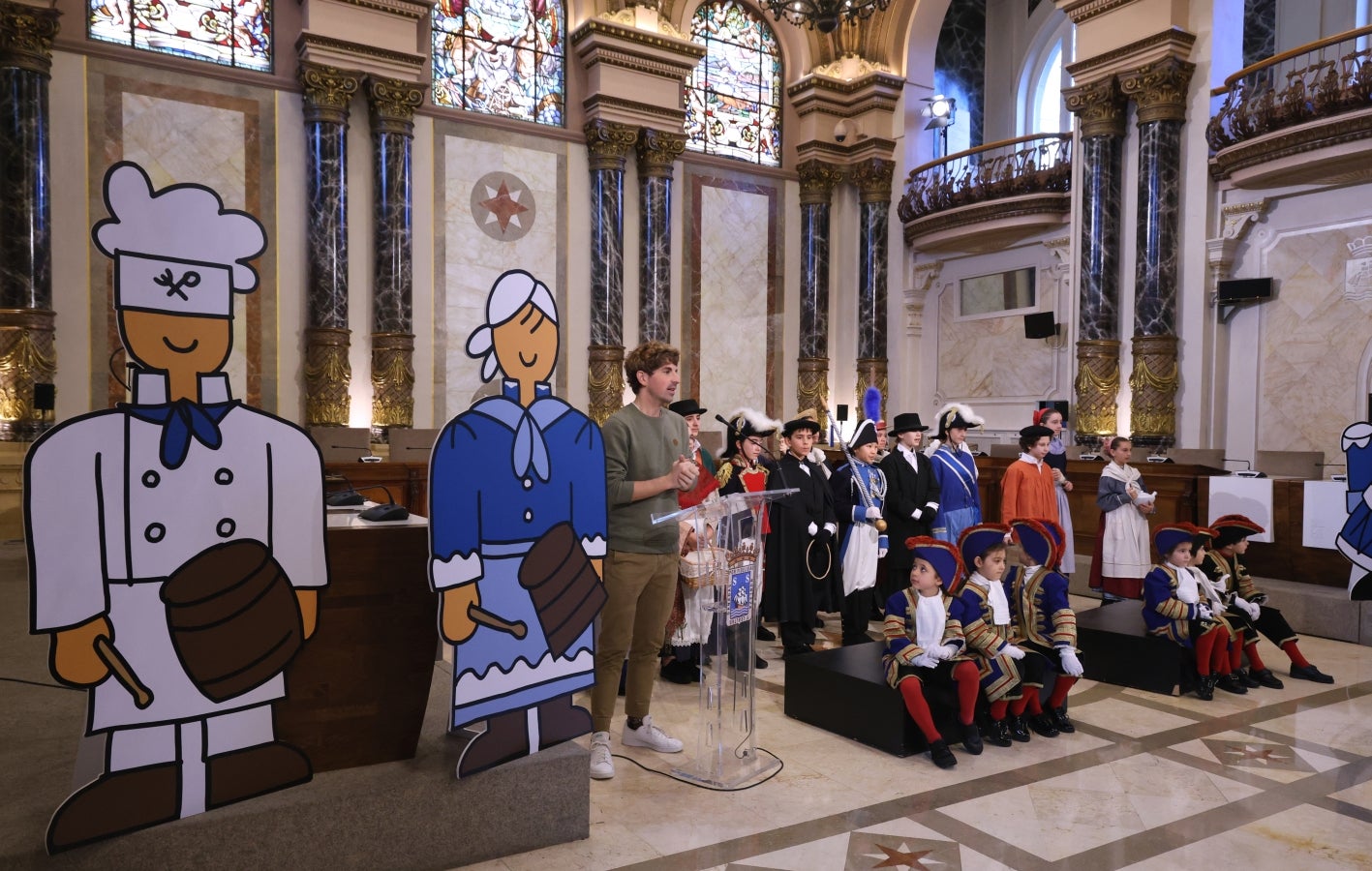 Presentación de la Tamborrada Infantil