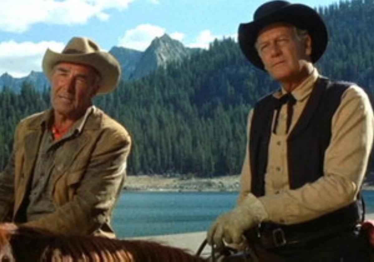 Randolph Scott y Joel McCrea, protagonizan 'Duelo en la Alta Sierra'.