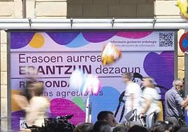 El punto morado del Boulevard en Donostia.