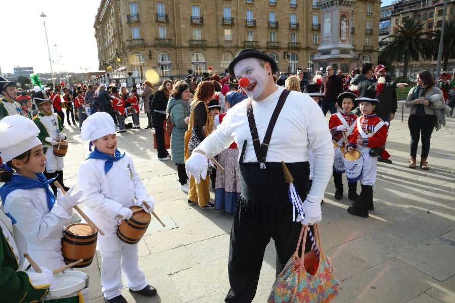 La presentación de la Tamborrada Infantil, en imágenes