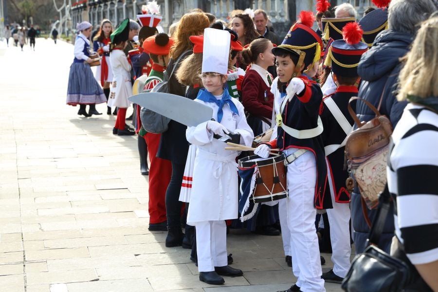 La presentación de la Tamborrada Infantil, en imágenes