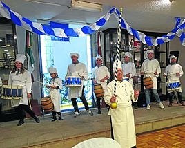 México. Alfredo Jover ejerciendo como Tambor Mayor de la tamborrada que suena con fuerza en este país de Centroamérica.