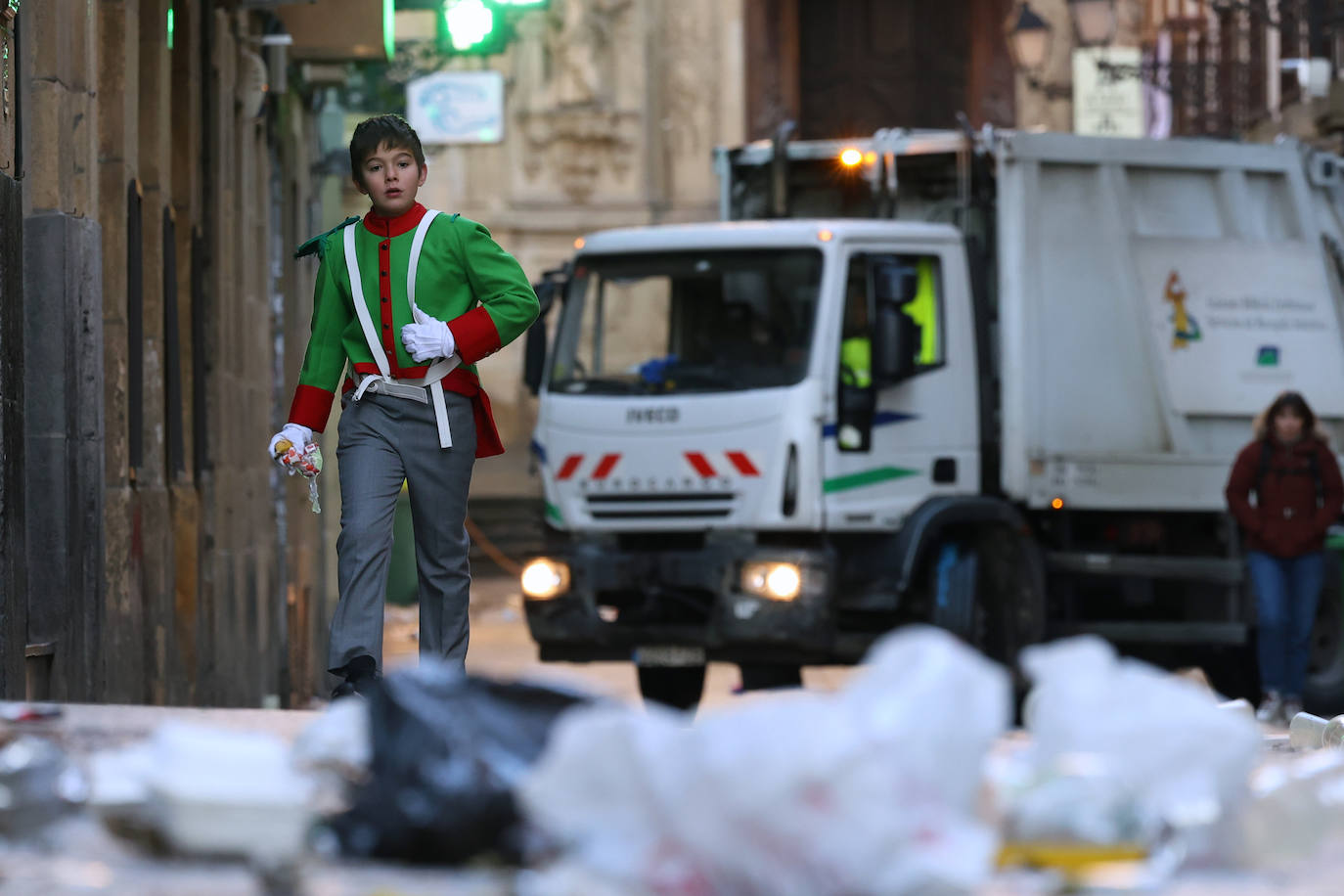 Récord de residuos en el día de San Sebastián