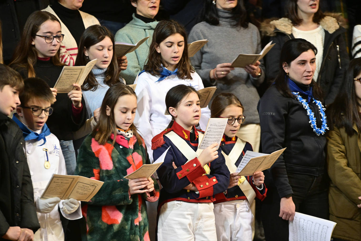 Multitudinaria misa de San Sebastián