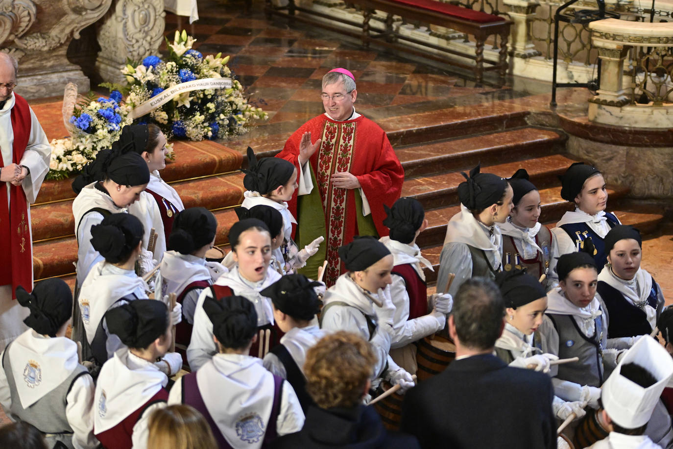 Multitudinaria misa de San Sebastián