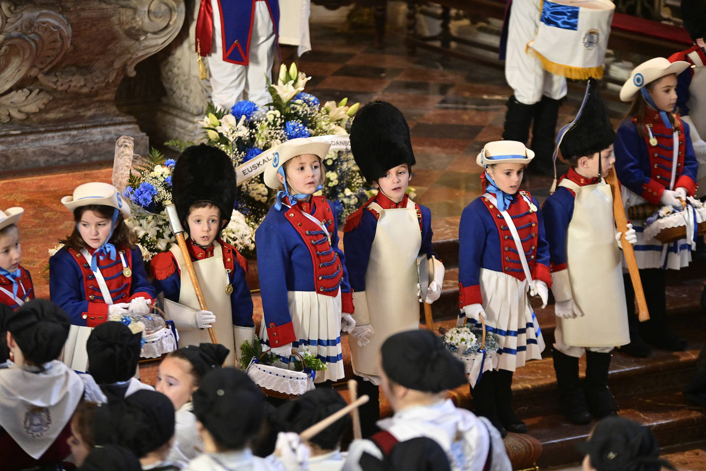 Multitudinaria misa de San Sebastián