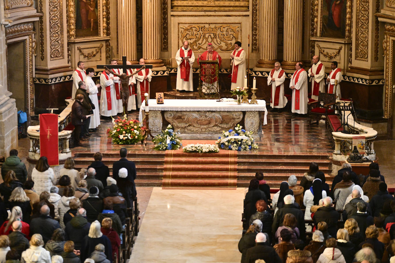 Multitudinaria misa de San Sebastián