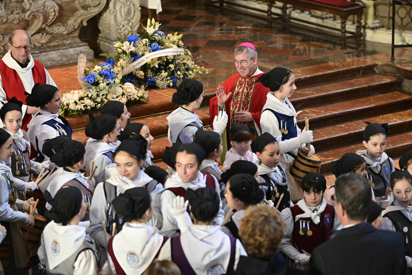 Multitudinaria misa de San Sebastián