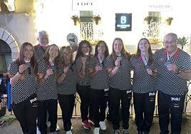 Aitziber Pousa, medalla de bronce por selecciones en el Campeonato del mundo en Sicilia 2023.