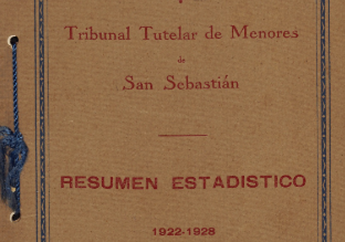 Así se juzgaba a los menores delincuentes a principios del siglo XX en Gipuzkoa