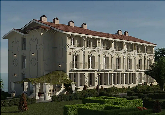 Fachada del nuevo Hotel Luze de Igeldo.