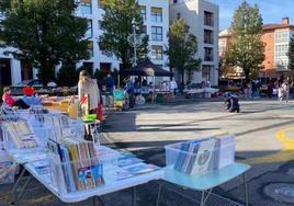 Las primeras ediciones de este mercado en la plaza Arístegui se celebraron el pasado año.