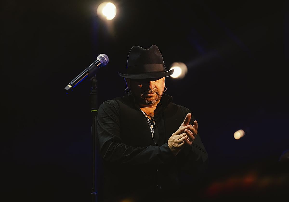 José Luis 'Selu' Figuereo, El Barrio, durante uno de los conciertos de su gira 'Atemporal'.