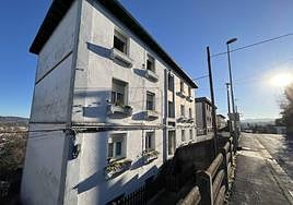 Edificio del Alto de Errondo donde ha ocurrido el incendio