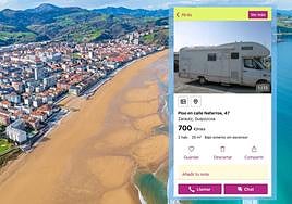 Retiran el anuncio de un alquiler junto a la playa de Zarautz por 700 euros