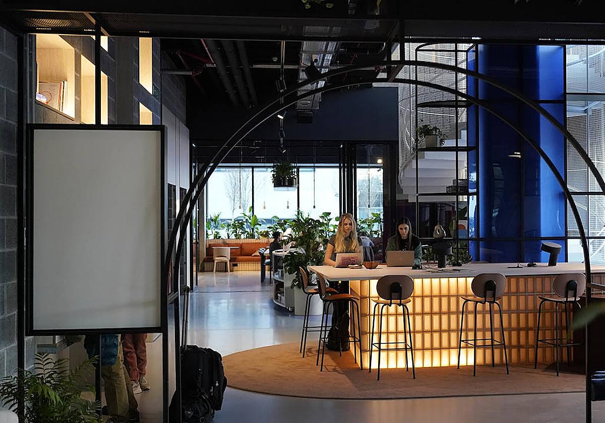 Uno de los espacios interiores del nuevo hotel donostiarra.