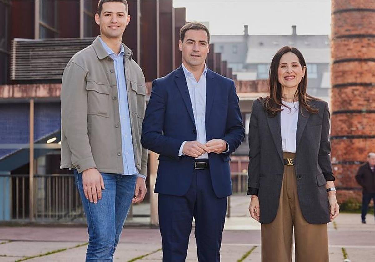 Joseba Díez Antxustegi, Imanol Pradales y Bakartxo Tejeria.