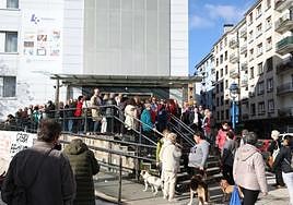 La ciudadanía de Errenteria se volverá a manifestar frente al ambulatorio de Iztieta este sábado.