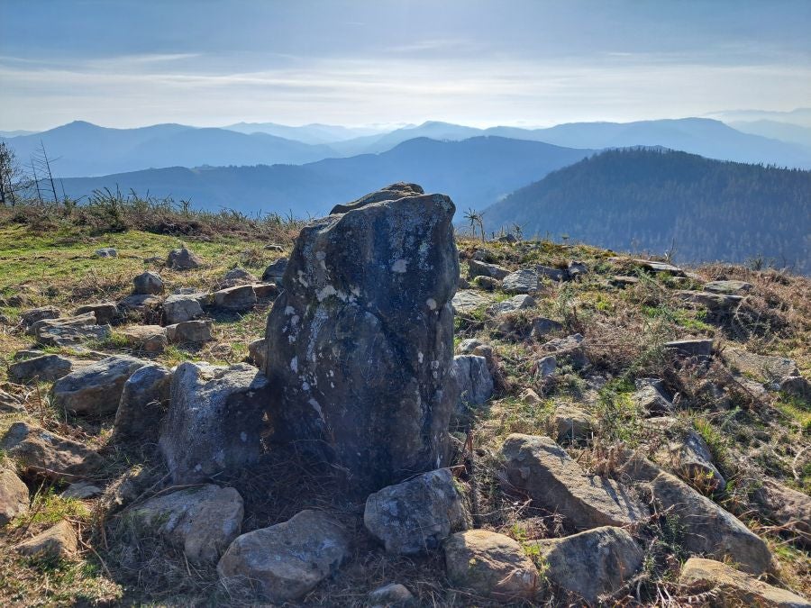 Ezkeltzu, el precioso balcón de Zizurkil