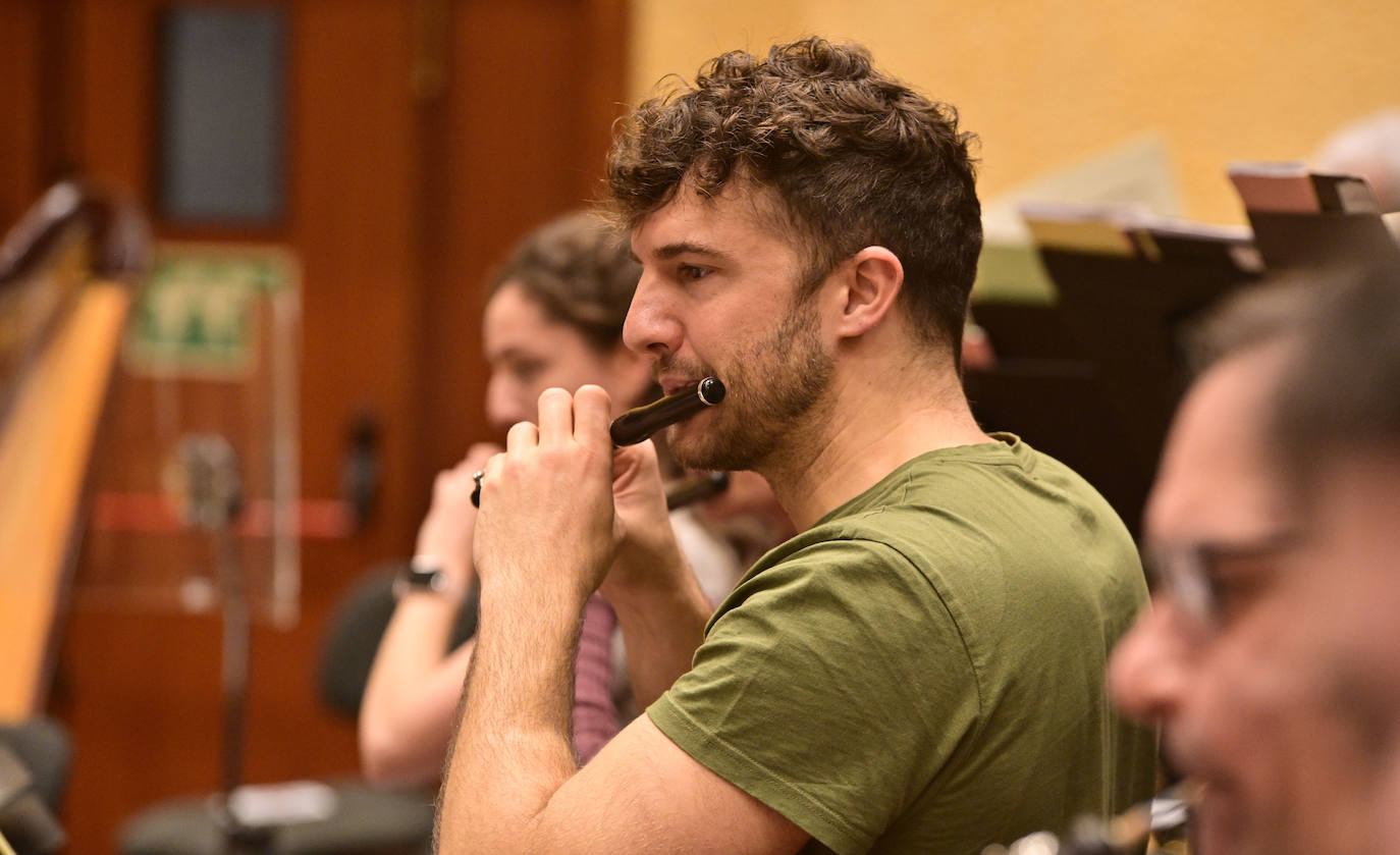 Así ha sido el ensayo de la orquesta en Miramon