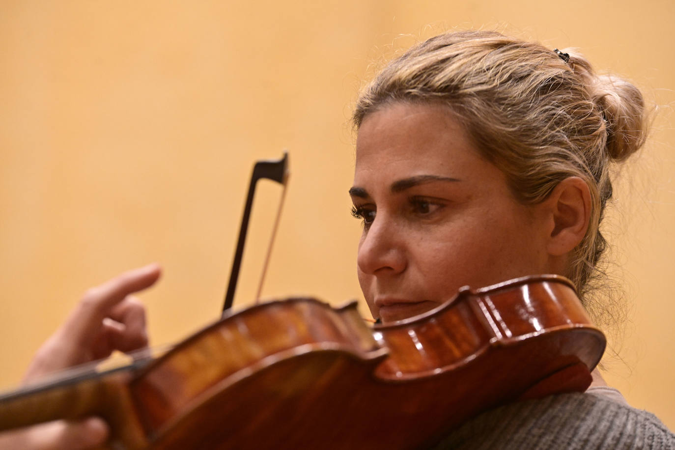 Así ha sido el ensayo de la orquesta en Miramon