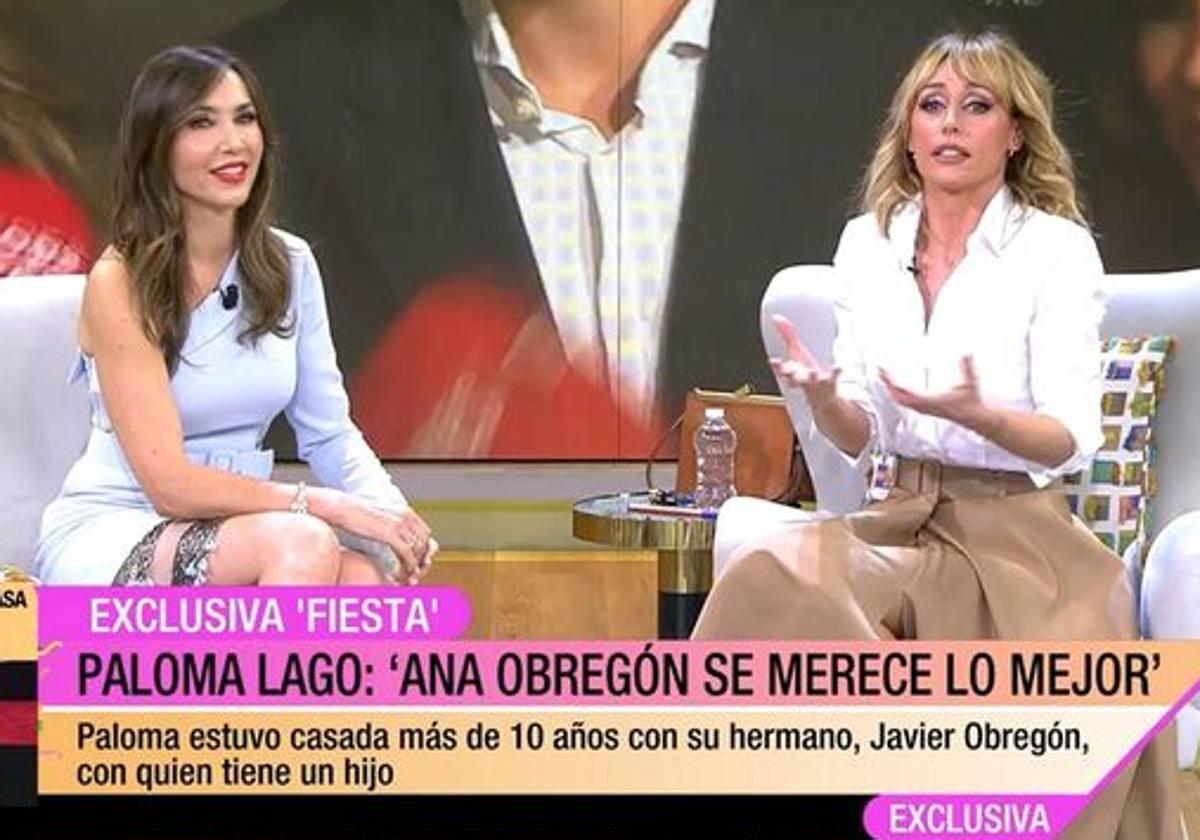 Emma García, con Paloma Lago en 'Fiesta'.