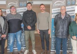 Representantes de Cimasub, Ayuntamiento de Lasarte-Oria, Manuel Lekuona y Danok Kide.