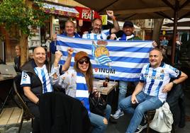 La afición de la Real Sociedad ya está en Mallorca