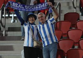 Las mejores imágenes de la ida de semifinales de Copa entre el Mallorca y la Real Sociedad