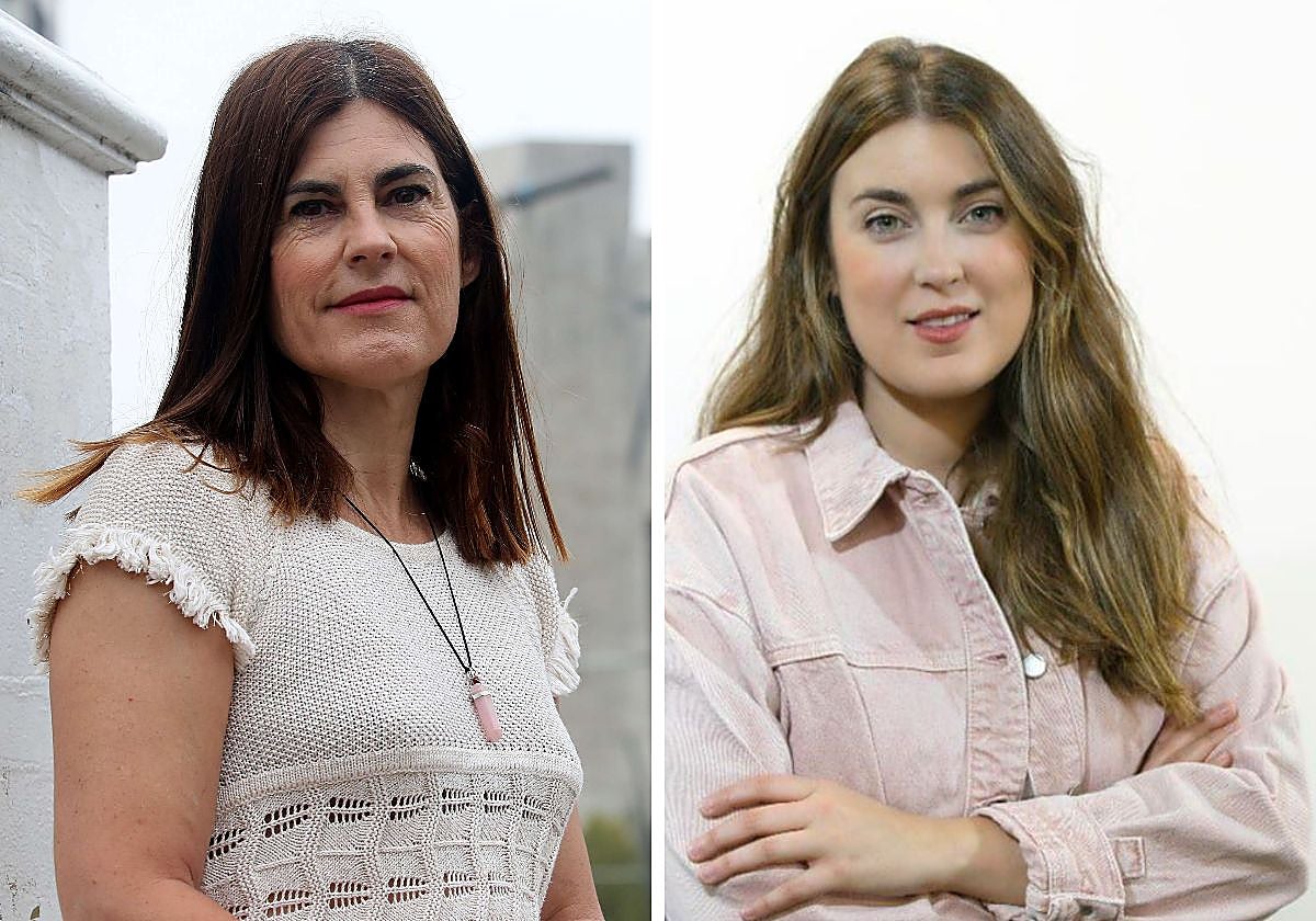 Miren Gorrotxategi y Alba García.