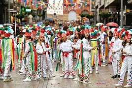 El desfile del Jueves Gordo volvió a ser muy animado y variado.