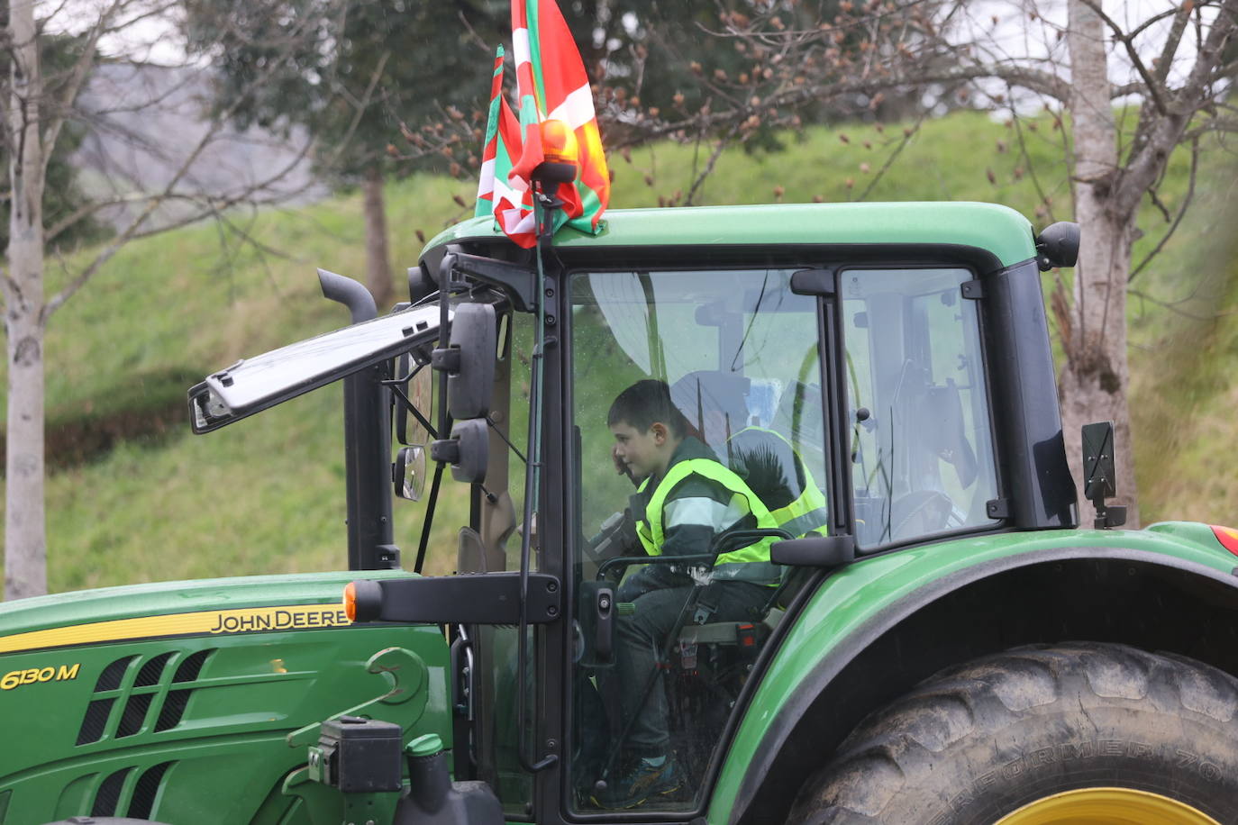 Las &#039;tractoradas&#039; llegan a Gipuzkoa